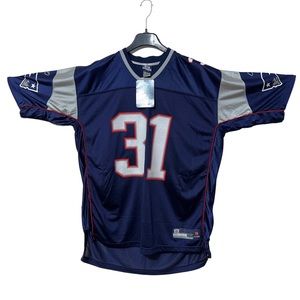 NWT NFL New England Patriots Mens Football Jersey #31 Meriweather Valentines Day